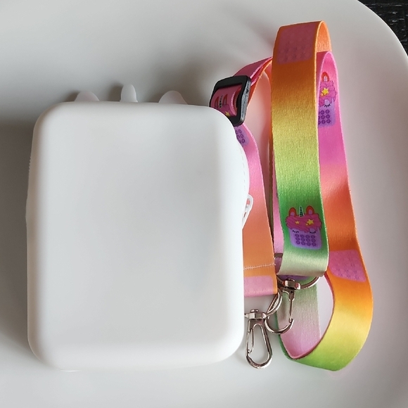 Unicorn Pop It Kids Bag - White and Pink - Picture 5 of 7